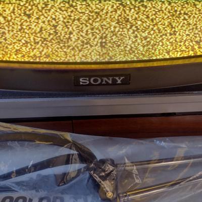 Vintage Sony Trinitron Color Television- Model KV-1217- Measures Approx 12" Diagonally