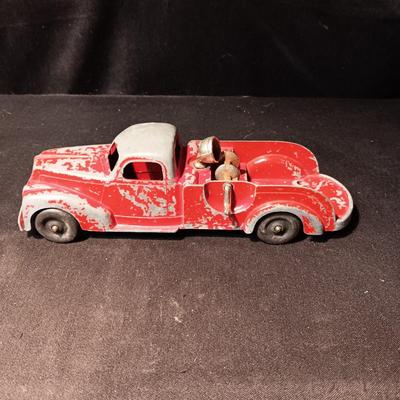 2 OLD METAL TOY TRUCKS