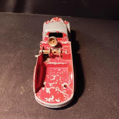 2 OLD METAL TOY TRUCKS
