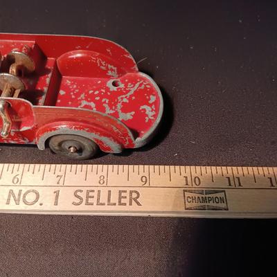 2 OLD METAL TOY TRUCKS