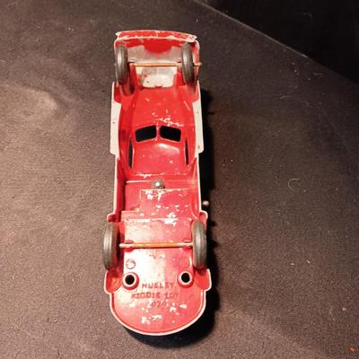 2 OLD METAL TOY TRUCKS