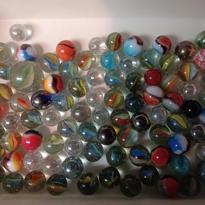 A COLLECTION OF MARBLES