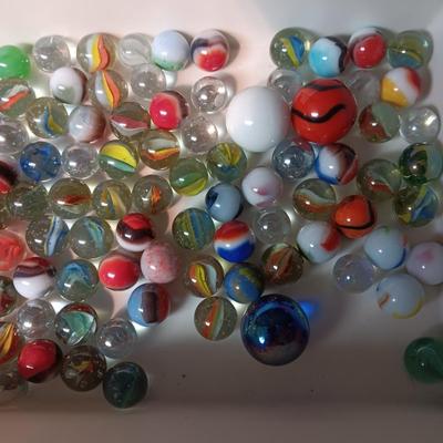 A COLLECTION OF MARBLES