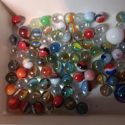 A COLLECTION OF MARBLES