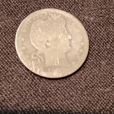 1 EARLY BARBER HALF DOLLAR MINT D