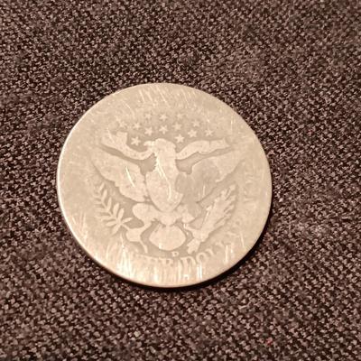 1 EARLY BARBER HALF DOLLAR MINT D