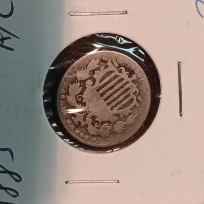 1883 SHIELD NICKEL