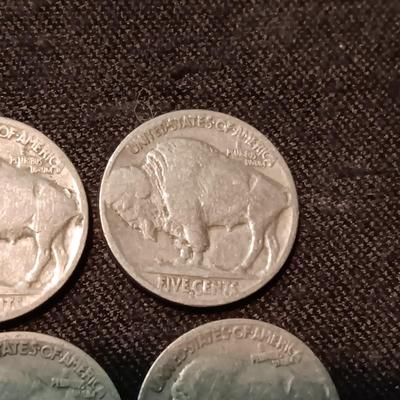 4 INDIAN HEAD NICKELS