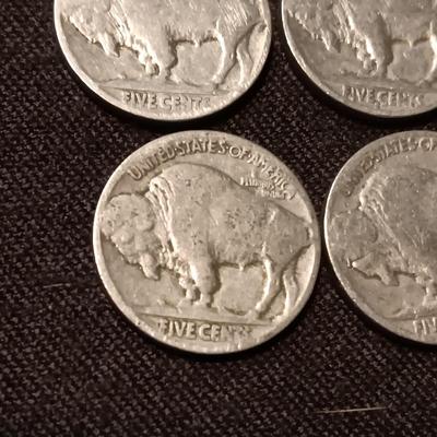 4 INDIAN HEAD NICKELS