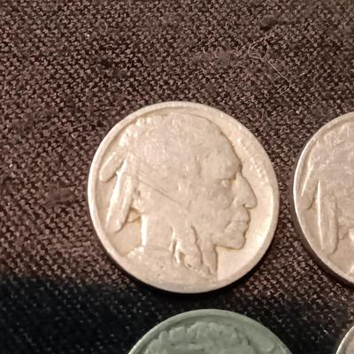 4 INDIAN HEAD NICKELS