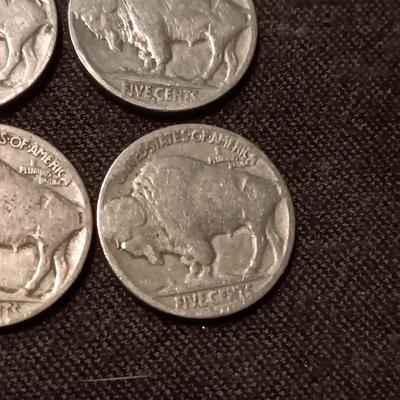 4 INDIAN HEAD NICKELS