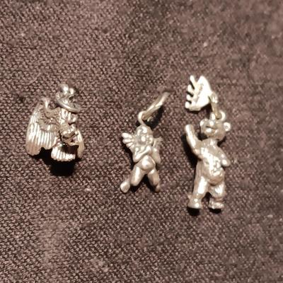3 STERLING SILVER CHARMS