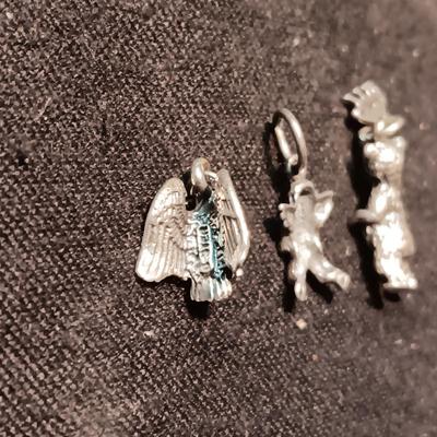 3 STERLING SILVER CHARMS