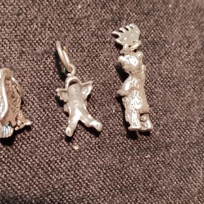 3 STERLING SILVER CHARMS