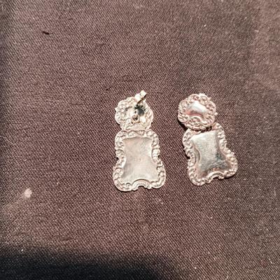 STERLING SILVER PIERCED EARRINGS