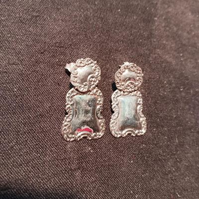 STERLING SILVER PIERCED EARRINGS