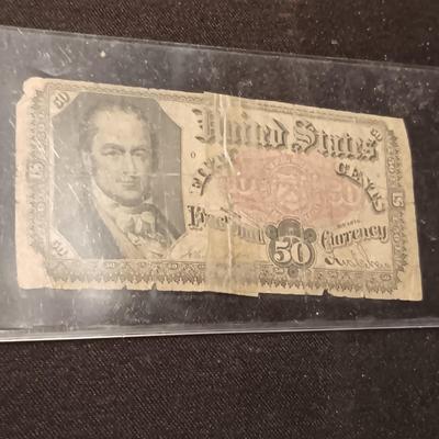 1875 FRACTIONAL CURRENCY 50 CENTS