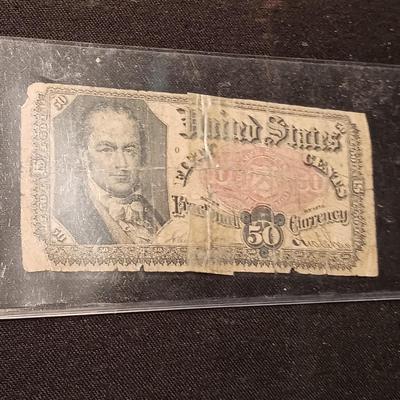1875 FRACTIONAL CURRENCY 50 CENTS