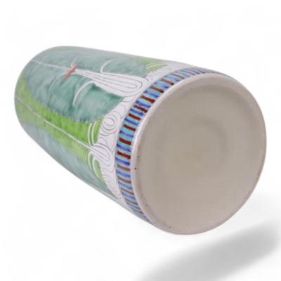 Chinese Hand-Painted Cabbage Bok Choy Ceramic Umbrella Stand/Holder, Jingdezhen Porcelain