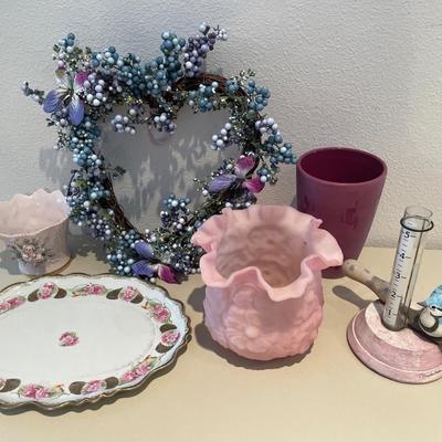 Pink & purple decor