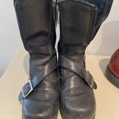Harley and red wing boots & sandals