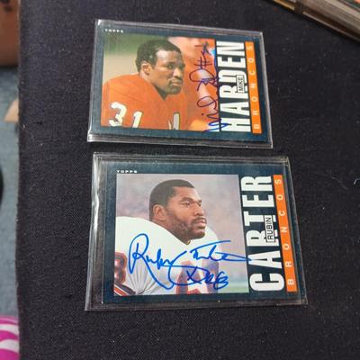 FORMER DENVER BRONCOS AUTOGRAPHED TRADING CARDS (1)