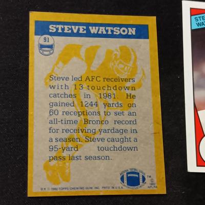FORMER DENVER BRONCOS AUTOGRAPHED TRADING CARDS (5)