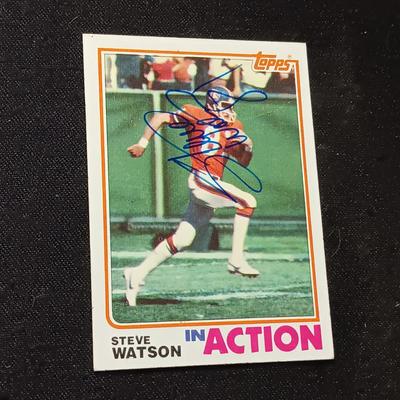 FORMER DENVER BRONCOS AUTOGRAPHED TRADING CARDS (6)