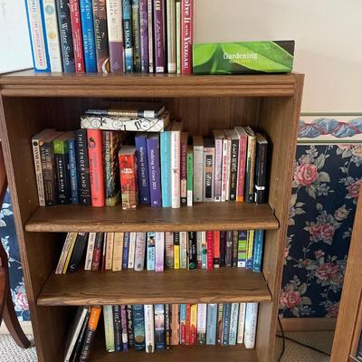 Smaller bookcase with books