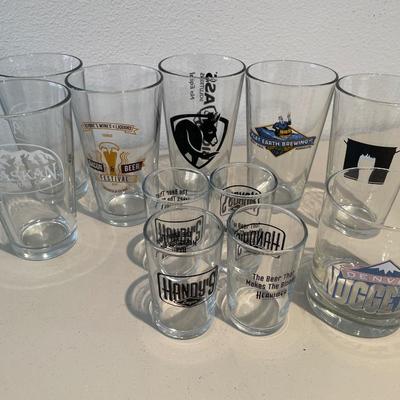Brewing Company drinking glasses
