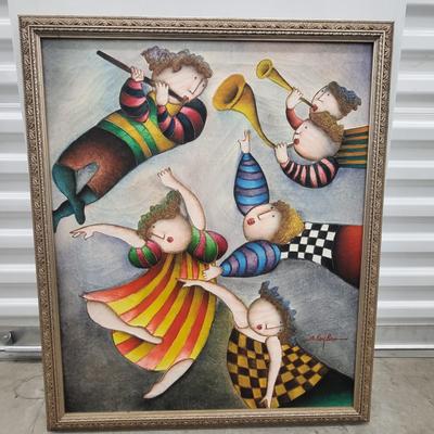 Joyce Robal Whimsical Art Lithograph