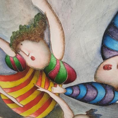 Joyce Robal Whimsical Art Lithograph