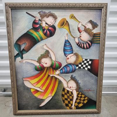 Joyce Robal Whimsical Art Lithograph
