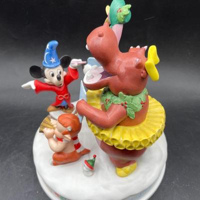 Disney Christmas 1990 Fantasia Figurine 6th Edition Sorcerer Mickey
