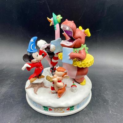 Disney Christmas 1990 Fantasia Figurine 6th Edition Sorcerer Mickey