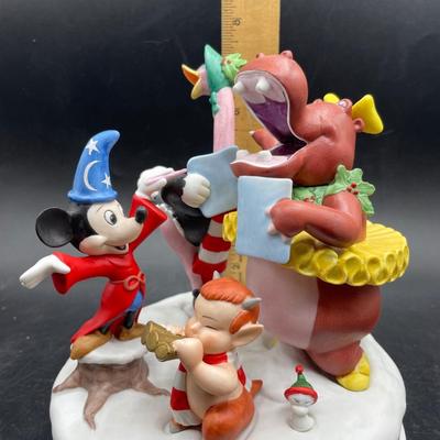 Disney Christmas 1990 Fantasia Figurine 6th Edition Sorcerer Mickey