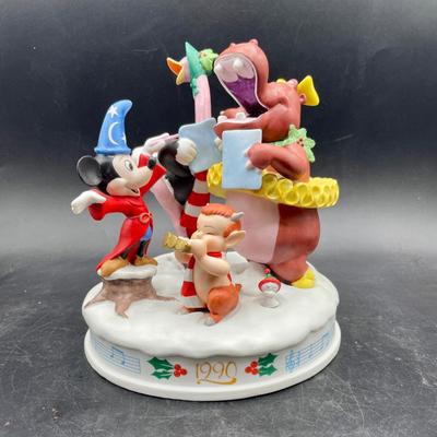 Disney Christmas 1990 Fantasia Figurine 6th Edition Sorcerer Mickey