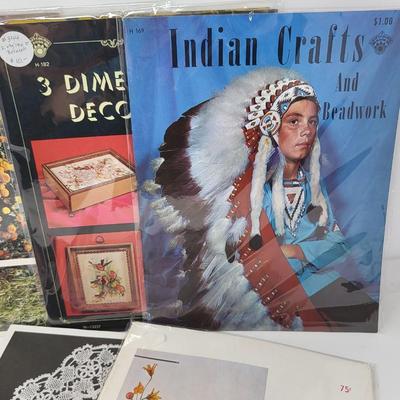 Vintage DIY Booklets Jewelry, Decoupage, Tatting & More