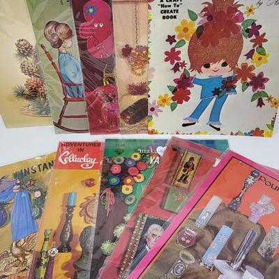 Vintage DIY Booklets Jewelry, Decoupage, Tatting & More