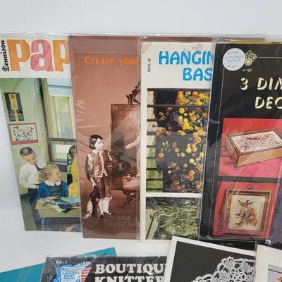 Vintage DIY Booklets Jewelry, Decoupage, Tatting & More