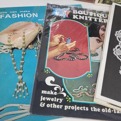 Vintage DIY Booklets Jewelry, Decoupage, Tatting & More