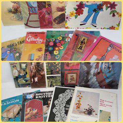 Vintage DIY Booklets Jewelry, Decoupage, Tatting & More