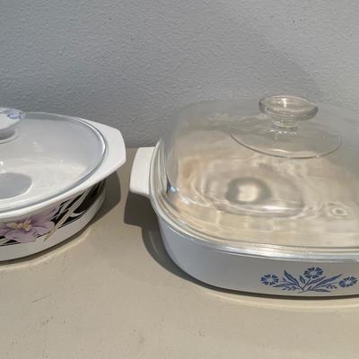 Casserole and bowls