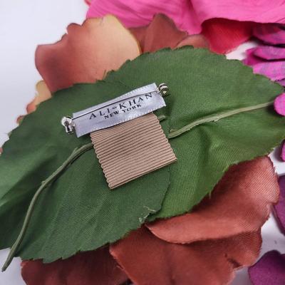 Various Floral Brooches & Hair Barrettes