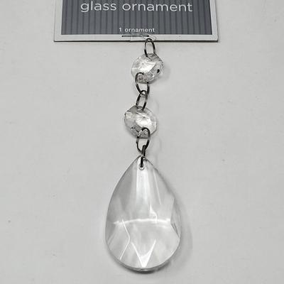 Lot of 11 Glass Ornaments, DIY Project or Chandalier Replacements