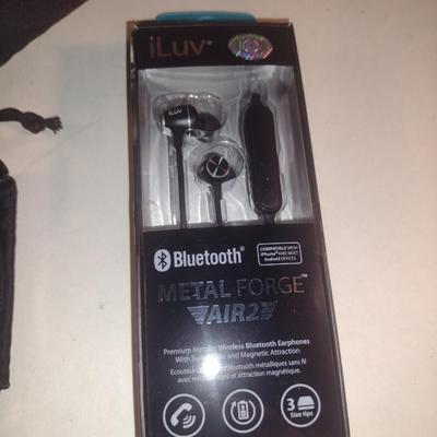iLuv Metal Forge Air2 Bluetooth Earphones- Six Sets New in Packages