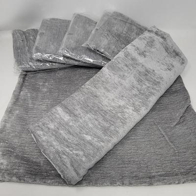 NEW Grey Velvet Decorative Pillow Covers