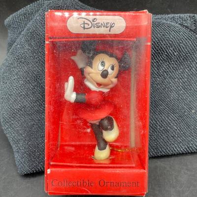 Vintage Disney Minnie Mouse Schmid Christmas Ornament