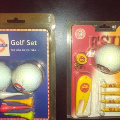 Two Golf Sets and Golf Ball Monogrammer