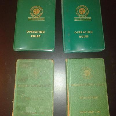 Vintage Southern Railway Operating Rules Guideline Booklets